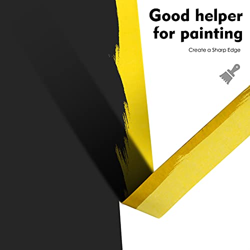 Yellow Painters Tape,1 inch x 60 Yards - color: Yellow