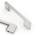 Asidrama 10 Pack 3.75 Inch(96mm) Brushed Satin Nickel Kitchen Cabinet Handles, Cabinet Pulls Kitchen Cabinet Hardware for Cupboard Drawer Pulls - color: Brushed Satin Nickel, size: 3.75" Hole Center(96mm), style: 10 Pack