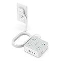 TESSAN Surge Protector Power Strip with 900J Surge Protection, 5 Ft, Grey - color: Grey with 3 USB C, size: 5 feet