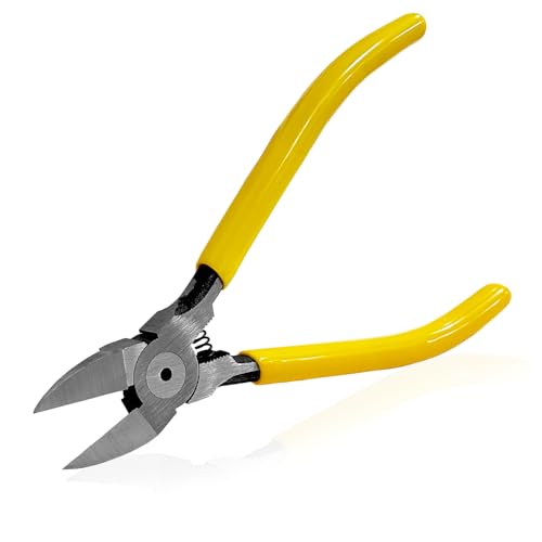 Wire's Cutting Diagonals Cutting Pliers - Flushes Cutter's, Small Cutterr Snips,Flushes Pliers, Wire's Cutterr for Crafting, Jewelry Making, Soft Copper Wire, Floral. ect. (6 inch) - size: 6 Inch