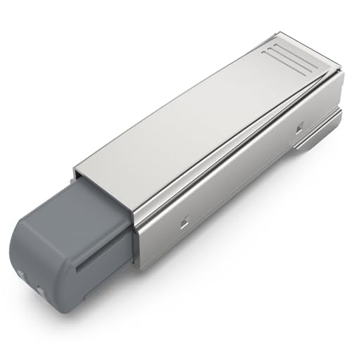 Onemake 5 Pack Soft Close Motion Damper Mechanism for Full Overlay Hinges, Smooth Slow Straight-Arm, Clip Top Retrofitting Attachment, Cabinet Door Concealed Replacement Hardware Accessories