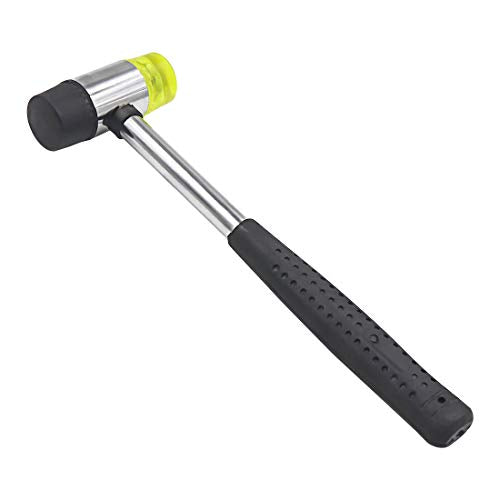 Luomorgo Dual Head Nylon Rubber Hammer Soft Mallet, 30mm/1.18 inch