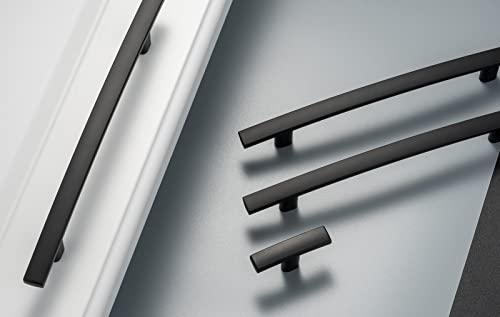 KOOFIZO 10 Pack 3-3/4 in Matte Black Cabinet Pull, Black Drawer Handle 1961 - color: Black, size: 3-3/4" CC