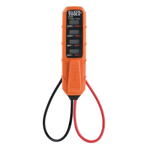 Klein Tools NCVT3PKIT Electrical Test Kit, Dual-Range Non-Contact Voltage Tester with Flashlight, AC/DC Voltage Tester - size: Dual Range NCVT Kit