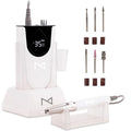 M Max Nail Drill, Brushless 2-in-1, 35000 RPM, Cordless | White - size: Standard - White