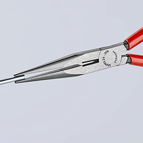 KNIPEX 26 11 200 Long Nose Pliers With Cutter 8-Inch