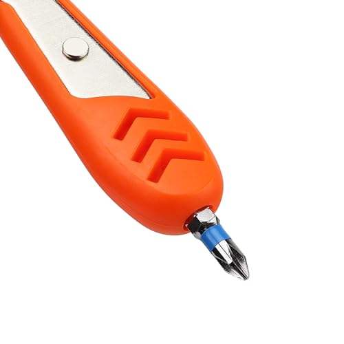 HORUSDY 23pc 1/4" Ultra Low Profile Mini Ratchet Screwdriver Set – Tamper Resistant Star Bits, 90 Degree Right Angle Offset Reversible Drive Handle, High Torque Close Quarters Tool with Multi Hex Bits - style: Star Bit Set