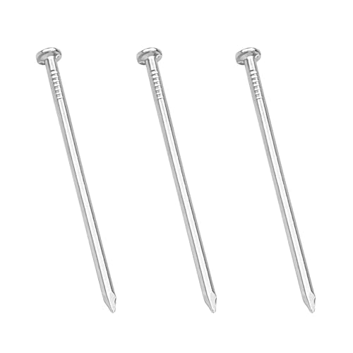 Maozaa 1-1/2 Inch Hardware Nails, 150pcs Stainless Steel 304 Hanging Nails for Hanging Pictures, Long Wood Finishing Nails - size: 1-1/2 Inch
