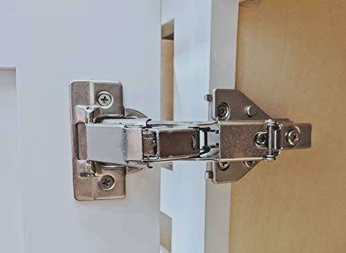 165 Degree Soft Close Cabinet Hinge, Single Pack Lazy Susan Corner Cabinet Hinge for Cabinet Frame to Door Connection, Kitchen Cabinet Hardware - size: 165 degrees