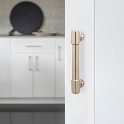 10 Pack 3 Inch(76mm) Kitchen Cabinet Handles Champagne Bronze Cabinet Pulls Drawer Pulls Solid Cabinet Hardware - color: Champagne Bronze, size: 3'' Hole Center(76mm)