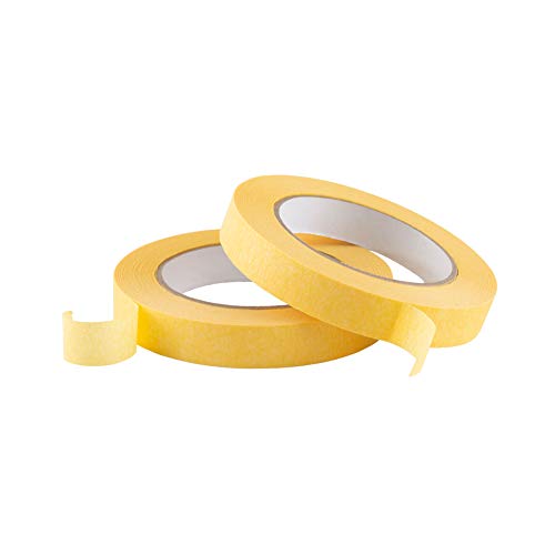 Lichamp 20-Pack Automotive Refinish Masking Tape Yellow 18mm x 55m