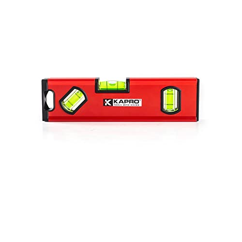 Kapro - 771M TWIN Magnetic Heavy Duty Toolbox Level - For Leveling and Measuring - Features V-Groove and Magnet Base - VPA Certified - 8 Inch - size: 8"
