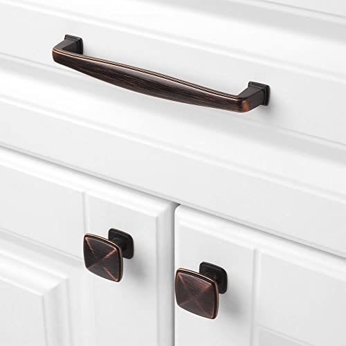 KOOFIZO 10 Pack 5 in Oil Rubbed Bronze Cabinet Pulls, Drawer Handles 1817 - color: Oil Rubbed Bronze, size: 5" CC - 10Pcs