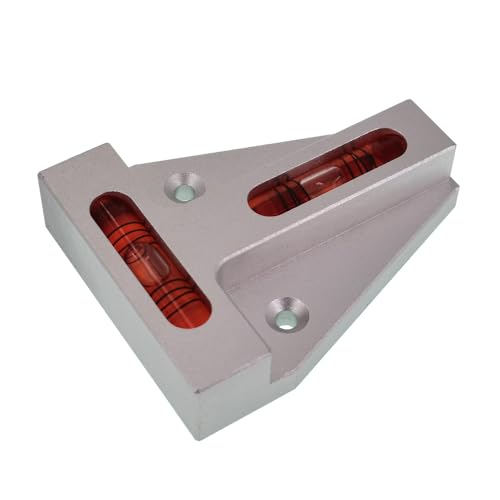 High precision aluminum alloy T-shaped level platform can be used. Small ruler with magnetic bubble beads for measurement (70 x56 x15mm) - size: 70 x56 x15mm