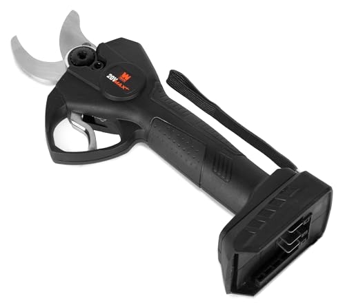 WEN 20V Max Brushless Cordless 1-3/16-Inch Pruning Shears with 2.0Ah Battery and Charger (20731) - style: Cordless Pruning Shear (w/ Battery & Charger)