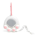 White Cat Paw Fashion Measuring Tape 79", Sewing Gifts w/Keychain - color: A1-White Cat Paw