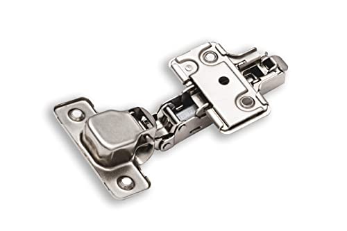6-Pack Full Overlay Frameless Soft-Close European Hinges - size: 6 Pieces