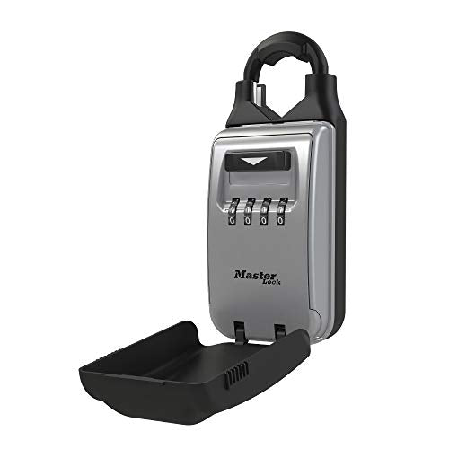 Master Lock 5420EC Set Your Own Combination Portable Lock Box with Adjustable Shackle, 6 Key Capacity - size: 6 Key Capacity, style: Adjustable Shackle