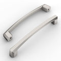 Amerdeco 10 Pack Brushed Satin Nickel Cabinet Pulls 6 Inch(152MM) Hole Centers Kitchen Cabinet Handles Hardware Kitchen Handles for Cabinets Cupboard Handles Drawer Pulls ZH0032 - color: Brushed Satin Nickel, size: 6"/152MM Hole Center