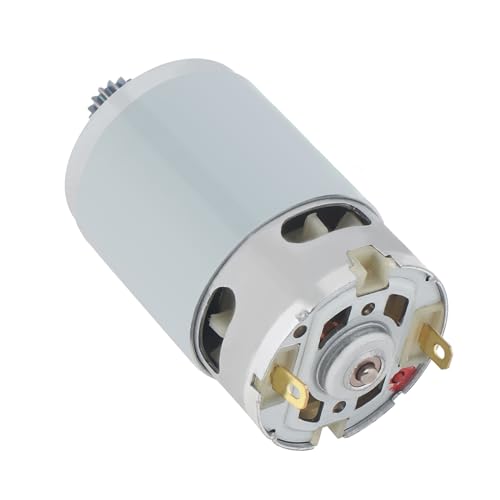 ChgImposs 2PC RS550 DC Motor 8.2mm 14 Teeth Gear Micro Motor 21V 28000RPM Electric Saw Motor for Mini Saw Reciprocating Saw