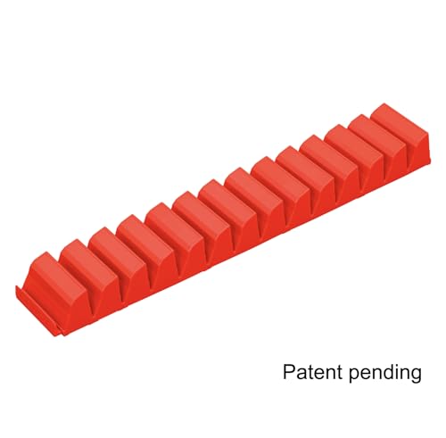 Ernst Manufacturing Screwdriver Pro - Modular Screwdriver Organizer for 13 Tools with Anti-Slip Base, Red - Made in the USA - size: 13-Tool