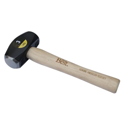 Truper 30948 3-Pound Drilling Hammer, Hickory Handle, 10-Inch - size: 3-Pound Drilling Hammer, style: Hickory Handle