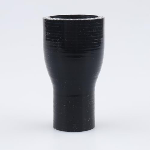 AC PERFORMANCE ID 1-3/8" to 3/4" Silicone Hose Straight Reducer Black - color: Black, size: ID 1-3/8" to 3/4" (35mm to 19mm)