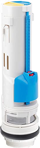Toilet Flush Valve Replacement Kit 2 Inch Universal Water-Saving Toilet Repair Kit with Gasket and Bolts for Two Piece Dual Flush Valve White