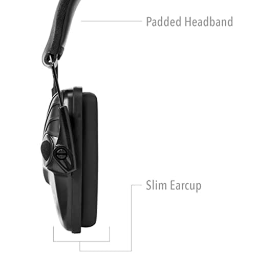 Howard Leight Impact Sport Electronic Earmuff, Med/Large, Black (R-02524) - color: Black, size: Medium-Large