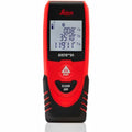 Leica DISTO D1 120ft Laser Distance Measure with Bluetooth 4.0, Black/Red