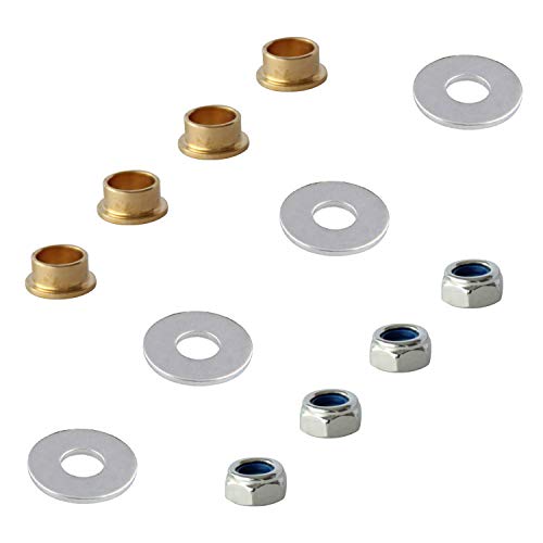 LEDAUT Door Hinge Pin and Bushing Repair Kits for 1999-up GMC Sierra Silverado Chevy Truck SUV - size: OT264