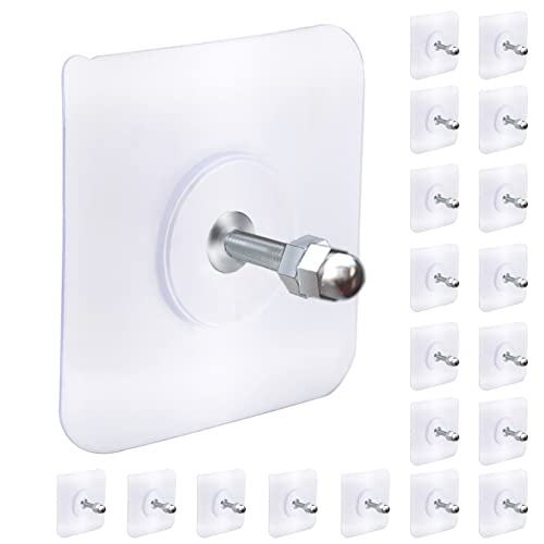 AIERSA Picture Hanging Hooks, 20 Pack Heavy Duty Adhesive Hooks - color: 20 packs