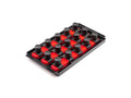 TEKTON 3/4 Inch Drive 3-Rail Socket Organizer Set, Red (15-Tool) | OST35115 | Made in USA - color: Red, size: (15-Tool), style: 3-Rail