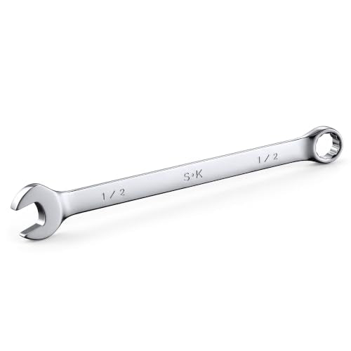SK 1/2” Combination Wrench, SAE, Premium CR-V Steel - size: 1/2"