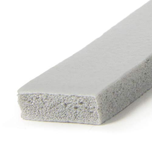 Frost King Vinyl Foam Tape - Closed Cell - Moderate Compression, 3/4" W, 3/16" Thick, 17' L, Charcoal - size: Pack of 1, style: 3/4"W,3/16"T,17'L,Charcoal