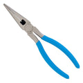 Channellock 317 8-Inch Long Nose Plier with Side Cutter | Needle Nose Pliers with Knife and Anvil - Style Side Cutter | Crosshatch Jaw Forged from High Carbon Steel for Maximum Grip on Materials | Specially Coated for Rust Prevention | Comfort Grips , Blu