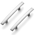 Ravinte Brushed Nickel Cabinet Pulls Curved Drawer Handles 3 Inch 30 Pack - color: Brushed Nickel