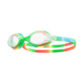 TYR Kids' Swimple Goggles - Colorful Swim Goggles for Beginners - color: Green/Orange