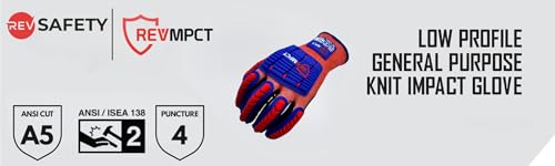 A5 Cut & Impact Resistant Work Gloves Cut Resistant Safety Gloves for Mechanics, Construction & Garden Use - size: Small