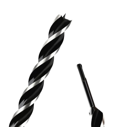 1-1/5" x 18" Auger Drill Bit with SDS Plus Shank for Wood - size: 1-1/5"x18"