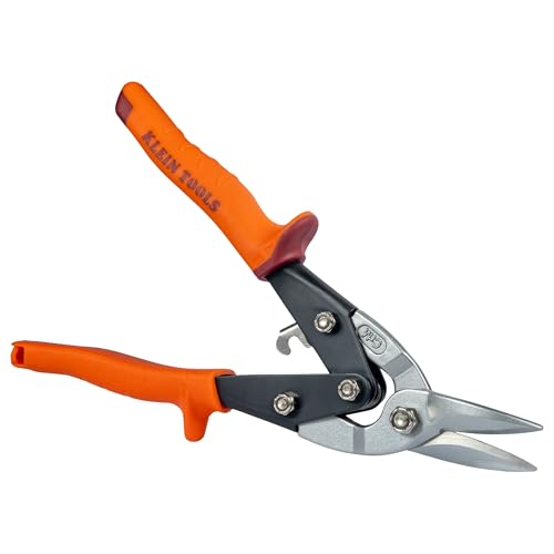 Klein Tools 1200L Metal Shears, Aviation Snips, Left Curvature - style: Left-Cutting