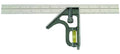 Johnson Level & Tool 400EM-S Heavy Duty Professional Inch/Metric Metal Combination Square, 12", Silver, 1 Square - style: 420EM Inch/Metric Metal