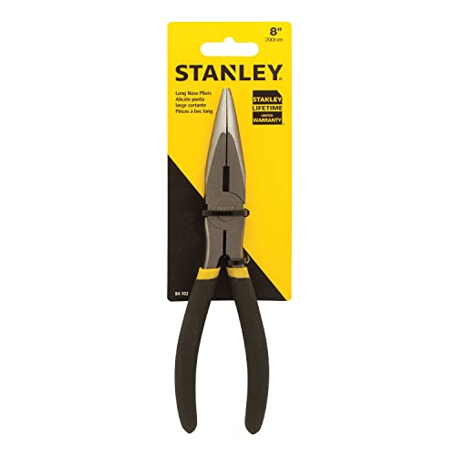 Stanley Tools Plier Long Nose 8In Cush Hndl 84-102 - size: 8-Inch