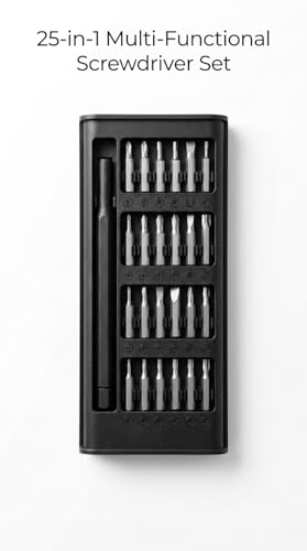 25-in-1 Precision Multi-Function Screwdriver Set Kit - Essential for Home Repairs, Electronics Disassembly & DIY Projects - Perfect for Homeowners, DIY Enthusiasts, and Tech Repairers