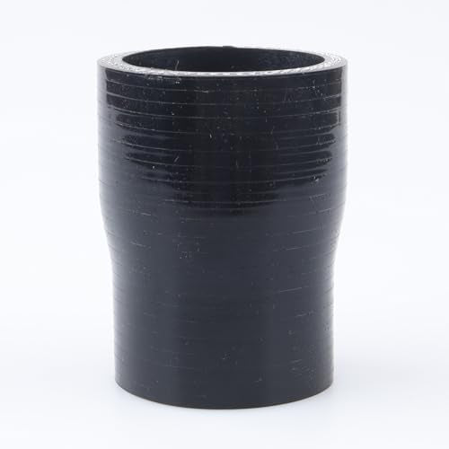 AC PERFORMANCE ID 1-7/8" to 1-5/8" Straight Silicone Hose Reducer Black - color: Black, size: ID 1-7/8" to 1-5/8" (48mm to 42mm)
