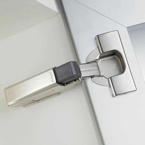 Blum 973A0500.01x20 973A Blumotion Straight Arm Full Overlay Hinge for Doors, Nickel Finish (Pack of 20)