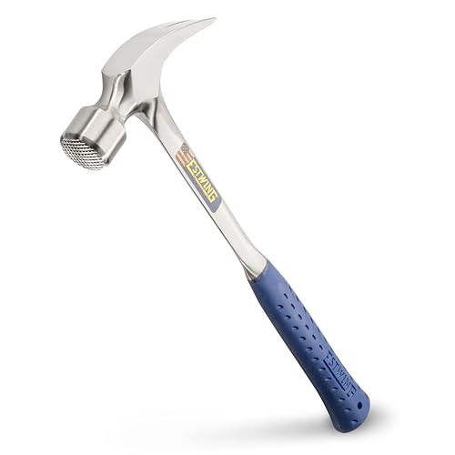 ESTWING Framing Hammer, 30oz Long Handle Straight Rip, Milled Face, E3-30SM - size: 30 oz, style: Milled Face
