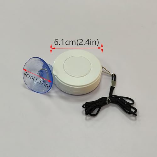 Window Tint Tools 120 Inch Soft Tape Measure with Suction Cup Retractable Measuring Tape Double Scale for Car Wrapping, Body Measurements,Sewing and Craft