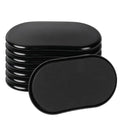 8PCS Furniture Sliders, 3-1/2" x 6" Furniture Movers Sliders on Carpet | Anti-Scratch & Labor-Saving, Reusable, Fits Round & Square Furniture Legs, Heavy Moving Pads for Sofa, Bed, Table & Desk - color: Black (for Carpet)