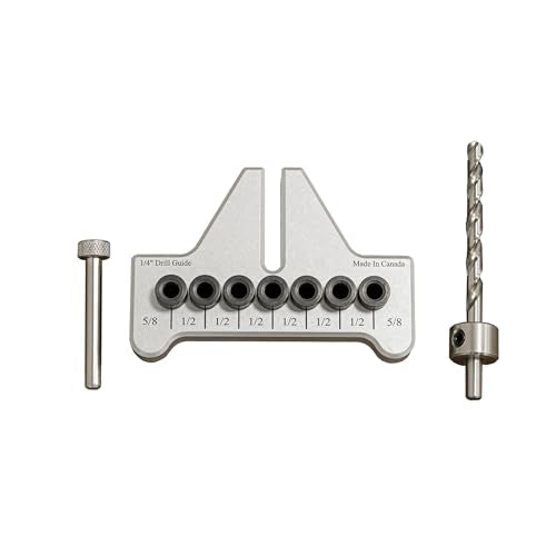 JessEm 08350MK Dowel Jig Master Kit, 1/4 3/8 1/2 Doweling Jig Woodworking